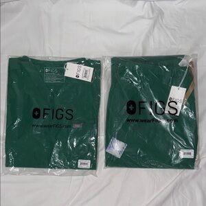 Figs Hunter Green Scrub Set